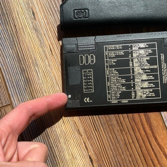 HP Newlett Packard 12C Programmable Financial Calculator w/ Case Business Office - Picture 3 of 3